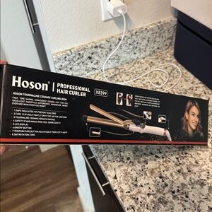 Advanced Hair Curler - White and Gold